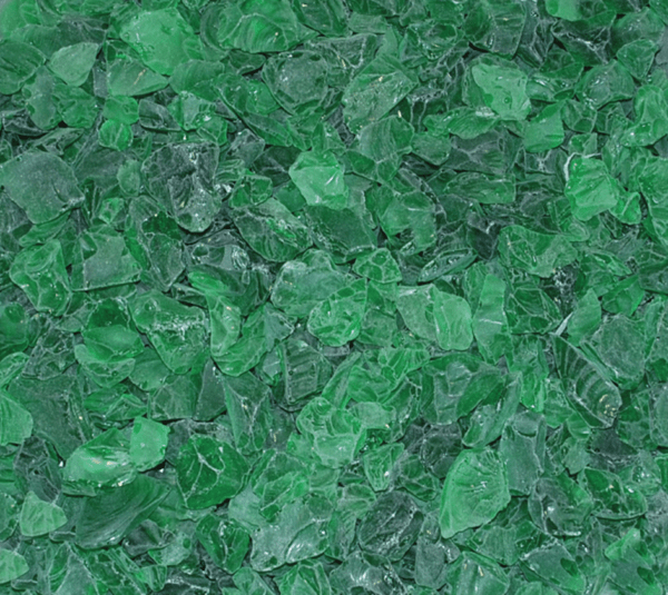 Emerald beach glass