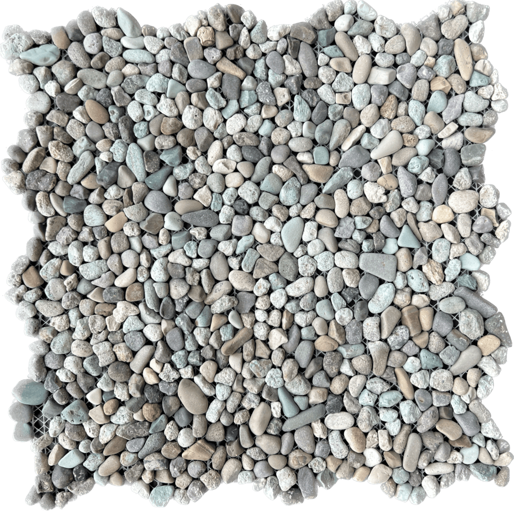 Tile Stone Mini Mini Green Pebble Tile | Cascade Stoneworks