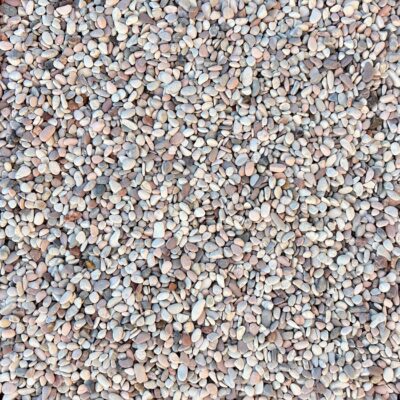 Rounded Seaside Aggregate, Mixed Pebble, 3/8"