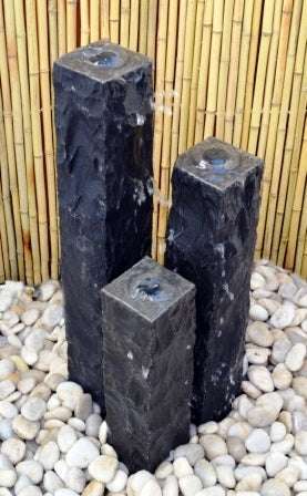 8" Chiseled Basalt Fountain Kits