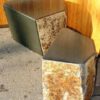 Basalt Seat with Polished Top and Face