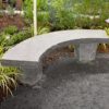 curved basalt bench chiseled install e1703272355637