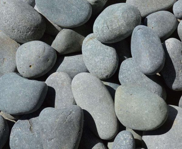 Mexican Black Beach Pebbles 2" - 3"