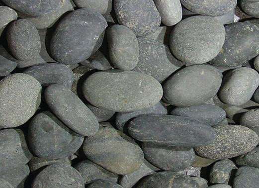mexican beach pebbles black river rock