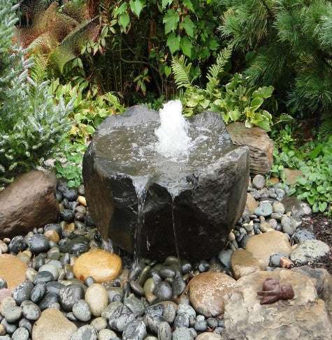 Basalt Dish Rock Fountains