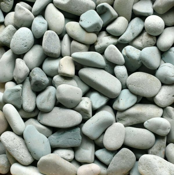 natural green beach pebbles 1 2 inch