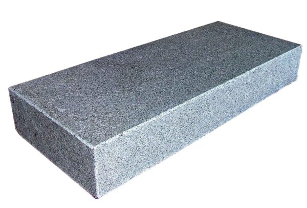 Granite Steps & Risers - Dark Grey - 48" x 15" x 5½ - Flamed Finish