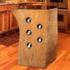 Wine Rack with Polished Table Top