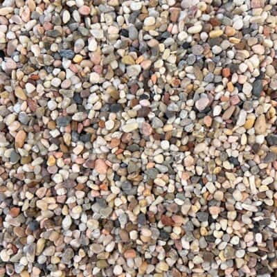 Southern Rainbow Pea Gravel Pebble, 5/16"