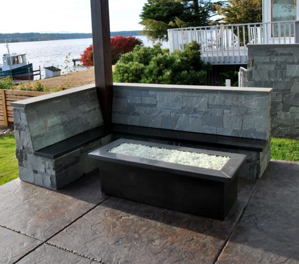 basalt polished fire table