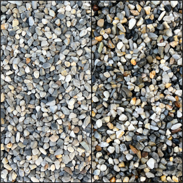 Exposed Aggregate - Epoxy Pebble - Grey Blend 5/16"