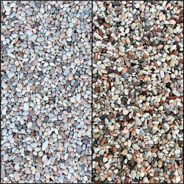 Exposed Aggregate - Epoxy Pebble - Seaside Mixed 1/4"