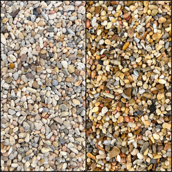 Exposed Aggregate - Epoxy Pebble - Tan Blend 5/16"