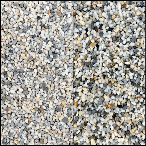 Exposed Aggregate - Epoxy Pebble - White River 1/4"