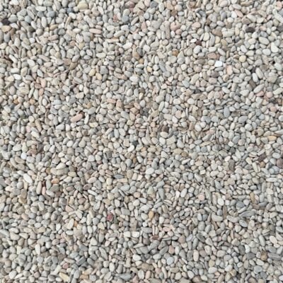 Rounded Seaside Aggregate, Ivory, 1/4"