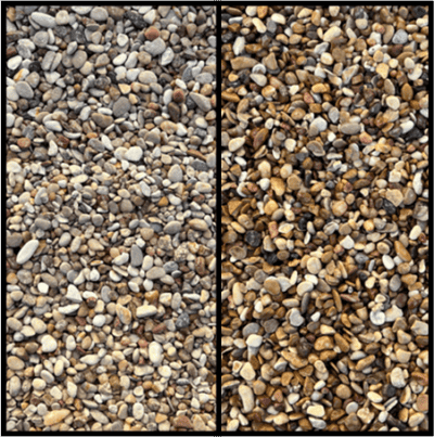 Epoxy Pebbles & Exposed Aggregates 12 Exposed Aggregate - Epoxy Pebble - Brown Blend 5/16"