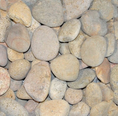 Buff Mexican Beach Pebbles, 1"- 2"
