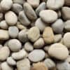 Buff Mexican Beach Pebbles, 1/2"- 1" 2 Mex bone