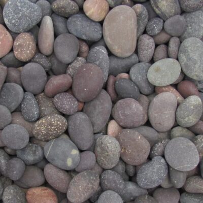 Red Mexican Beach Pebbles, 1/2"- 1"